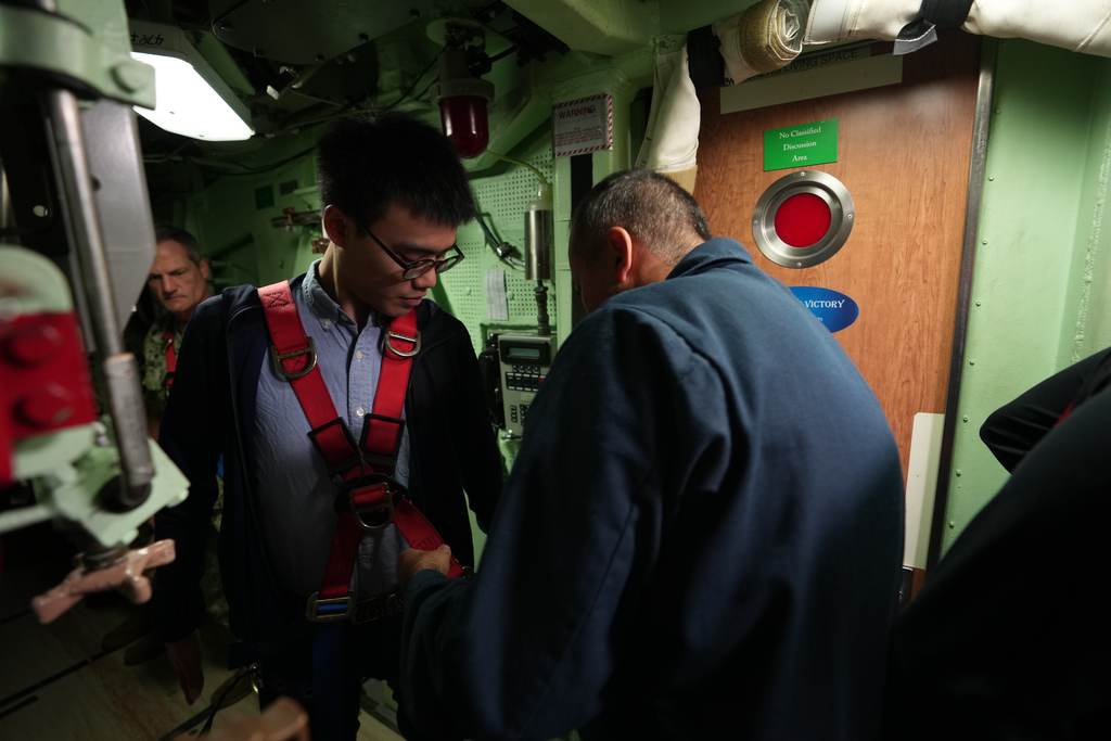 Aboard the USS Mississippi