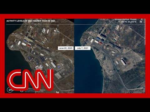 Satellite imagery of nuclear test sites
